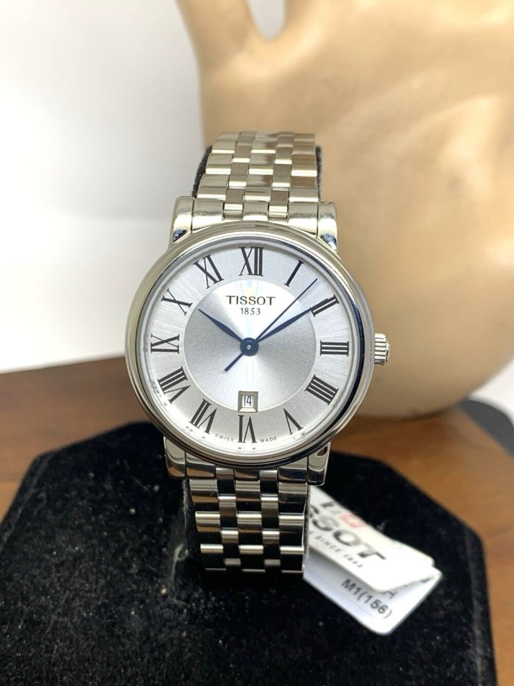 Tissot Women's Watch Swiss Quartz Silver Roman Dial 30mm Steel T1222101103300